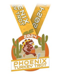 Phoenix Turkey Trot 2024 Medal