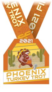 Phoenix Turkey Trot 2021 Medal